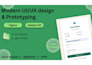 create clean and professional fintech UI UX design for your app